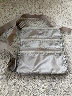 Lesportsac Metallic Pale Gold Crossbody Bag